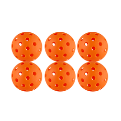 High Performance Outdoor Pickleball Balls | Durable, High Bounce, Pack of 6