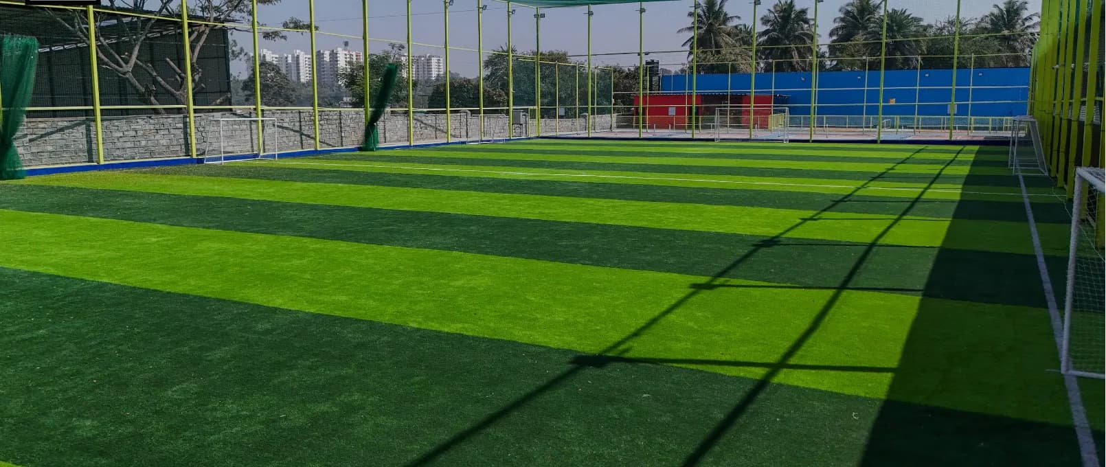 Coliseo Nice Road turf set up for events and tournaments
