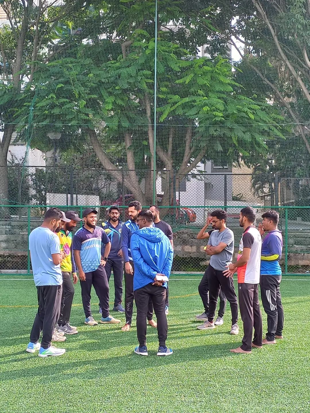 A team gathered for a tournament at Coliseo Noble Residency
